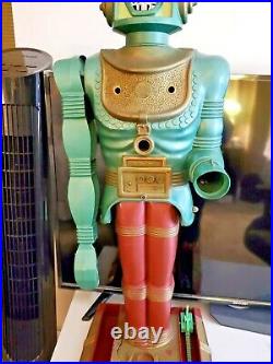 Rare Vintage 1960's Marx Big Loo Robot Stands 38 Tall! Robot Only See Descript