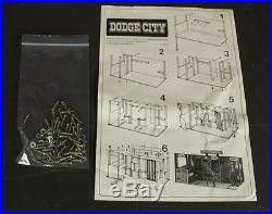Rare Vintage Lone Ranger Dodge City Playset By Marx Toys With Box