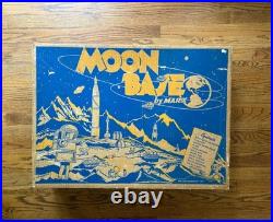 Rare Vintage Louis Marx & Co Moon Base Playset #4652 Toy BOX ONLY