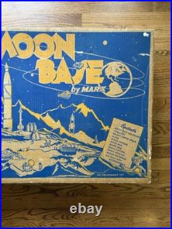 Rare Vintage Louis Marx & Co Moon Base Playset #4652 Toy BOX ONLY