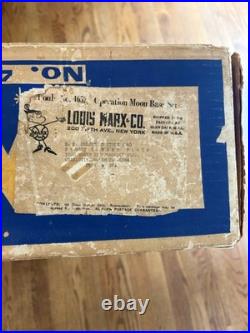 Rare Vintage Louis Marx & Co Moon Base Playset #4652 Toy BOX ONLY