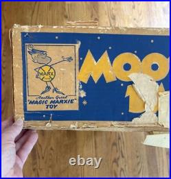 Rare Vintage Louis Marx & Co Moon Base Playset #4652 Toy BOX ONLY