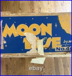 Rare Vintage Louis Marx & Co Moon Base Playset #4652 Toy BOX ONLY