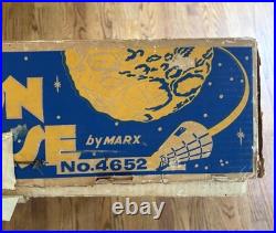 Rare Vintage Louis Marx & Co Moon Base Playset #4652 Toy BOX ONLY