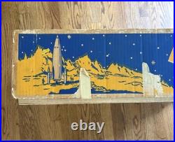 Rare Vintage Louis Marx & Co Moon Base Playset #4652 Toy BOX ONLY