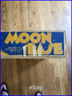 Rare Vintage Louis Marx & Co Moon Base Playset #4652 Toy BOX ONLY