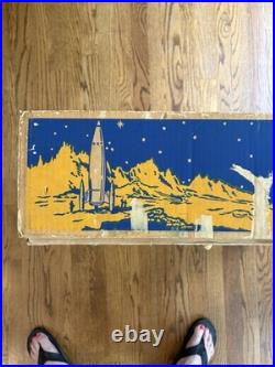 Rare Vintage Louis Marx & Co Moon Base Playset #4652 Toy BOX ONLY