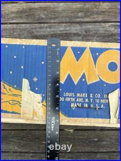 Rare Vintage Louis Marx & Co Moon Base Playset #4652 Toy BOX ONLY