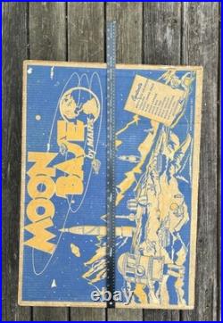 Rare Vintage Louis Marx & Co Moon Base Playset #4652 Toy BOX ONLY