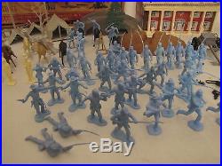 Rare Vintage Marx Battle of the Blue and Gray Civil War Toy Playset withBox
