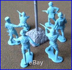 Rare Vintage Marx European Theater Play Set French Soldiers and Flag. ORIGINAL