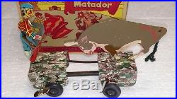 Rare Vintage Marx Ferdinand And Matador With Later Year Box Disney