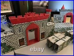 Rare Vintage Marx Medieval Castle Knights Robin Hood with Original Figures Playset