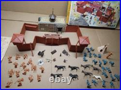 Rare Vintage Marx Toys #3681 Fort Apache Play Set 1964 99% Complete Set