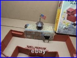 Rare Vintage Marx Toys #3681 Fort Apache Play Set 1964 99% Complete Set