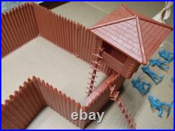 Rare Vintage Marx Toys #3681 Fort Apache Play Set 1964 99% Complete Set