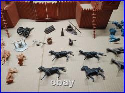 Rare Vintage Marx Toys #3681 Fort Apache Play Set 1964 99% Complete Set