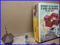 Rare Vintage Marx Toys #3681 Fort Apache Play Set 1964 99% Complete Set