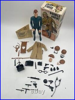 Rare Vintage Mike Hazard Double Agent Action Figure with Accessories by Marx