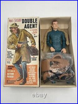 Rare Vintage Mike Hazard Double Agent Action Figure with Accessories by Marx