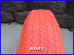 Rare Vtg 1950's MARX ORANGE PLASTIC Tire Swing Large Collectible Toy Go Go Tire