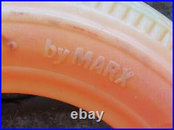 Rare Vtg Orange Tire Swing Novelty Marx Go Go Tire Fun Size Collectible Retro