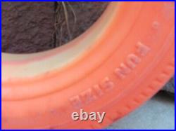 Rare Vtg Orange Tire Swing Novelty Marx Go Go Tire Fun Size Collectible Retro