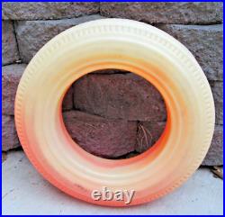 Rare Vtg Orange Tire Swing Novelty Marx Go Go Tire Fun Size Collectible Retro