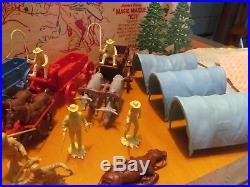 Rare vintage Marx Wagon Train Play Set #4788-Nearly complete