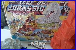 Re-MARX 1991 Isle 0f Terror Vintage Jurassic Village Play Set