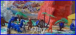 Re-MARX 1991 Isle 0f Terror Vintage Jurassic Village Play Set