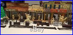 Reduced! Vintage Marx Roy Rogers Mineral City Western Town, Figures, Furniture