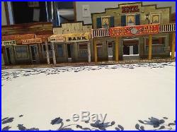 Reduced! Vintage Marx Roy Rogers Mineral City Western Town, Figures, Furniture