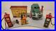 Restored Marx Sunny Side Service Station 1930s with 1930s Marx Lincoln Zypher