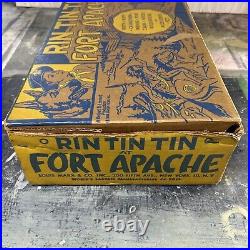 Rin Tin Tin Fort Apache 1956 Cowboy-Indian playset & Original Box