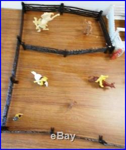 Roy Rogers Double R Bar Ranch Vintage Marx Playset withExtras