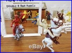 Roy Rogers Double R Bar Ranch Vintage Marx Playset withExtras