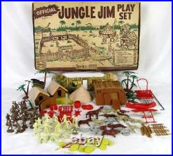 SCarce Rare VINTAGE (1950S 1960S) MARX JUNGLE JIM PLAYSET Series 1000 DL