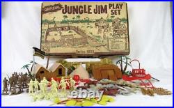 SCarce Rare VINTAGE (1950S 1960S) MARX JUNGLE JIM PLAYSET Series 1000 DL