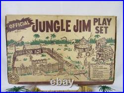 SCarce Rare VINTAGE (1950S 1960S) MARX JUNGLE JIM PLAYSET Series 1000 DL