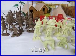 SCarce Rare VINTAGE (1950S 1960S) MARX JUNGLE JIM PLAYSET Series 1000 DL