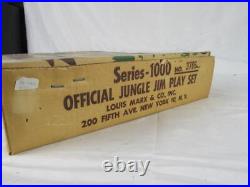 SCarce Rare VINTAGE (1950S 1960S) MARX JUNGLE JIM PLAYSET Series 1000 DL