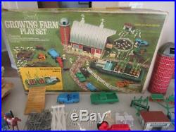 Scarce 1959-60 Marx Sears Growing Farm -barn- Playset In Ob! Excellent