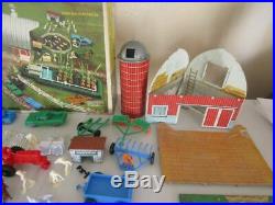 Scarce 1959-60 Marx Sears Growing Farm -barn- Playset In Ob! Excellent