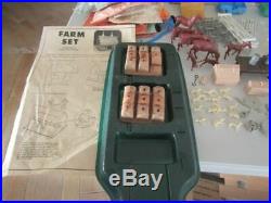 Scarce 1959-60 Marx Sears Growing Farm -barn- Playset In Ob! Excellent