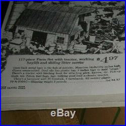 Sears Allstate Playset Marx Farm Playset #6005 Tin Litho Barn/Superior Playset