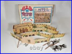 Sears American Heritage Marx Battle of the Alamo Play Set with Figures Vintage