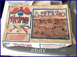 Sears American Heritage Marx Battle of the Alamo Play Set with Figures Vintage