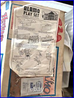 Sears American Heritage Marx Battle of the Alamo Play Set with Figures Vintage