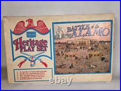 Sears American Heritage Marx Battle of the Alamo Play Set with Figures Vintage